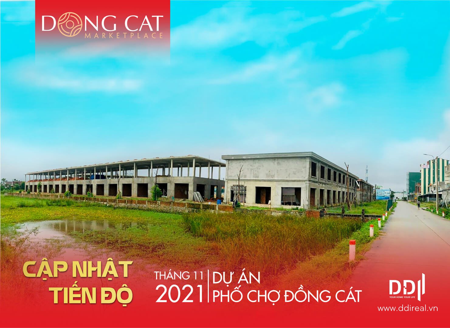 Cap nhat tien do pho cho Dong Cat 9