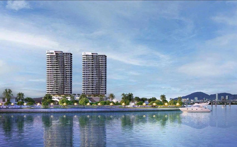 Biểu tượng kiến trúc The Meridian Siêu du thuyền bên bờ sông Hàn